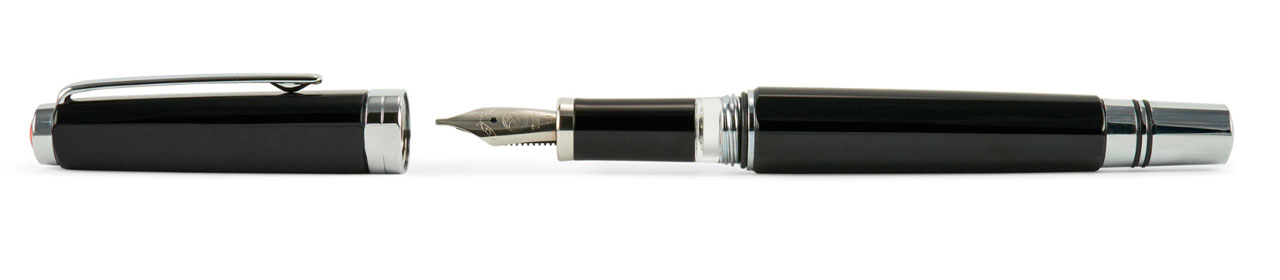 TWSBI Classic piston fountain pen black 2