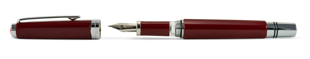 TWSBI Classic piston fountain pen burgundy 2