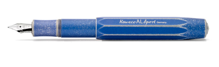 Kaweco AL Sport stonewashed fountain pen blue