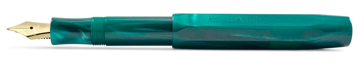 Kaweco ART Sport fountain pen Gold-Turquoise Limited Edition 2018