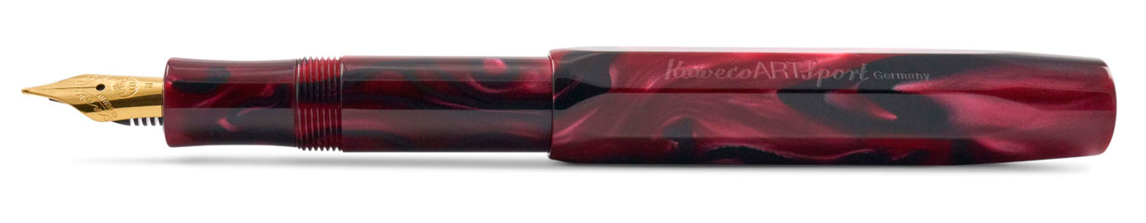 Kaweco ART Sport fountain pen Red Marble Limited Edition 2018